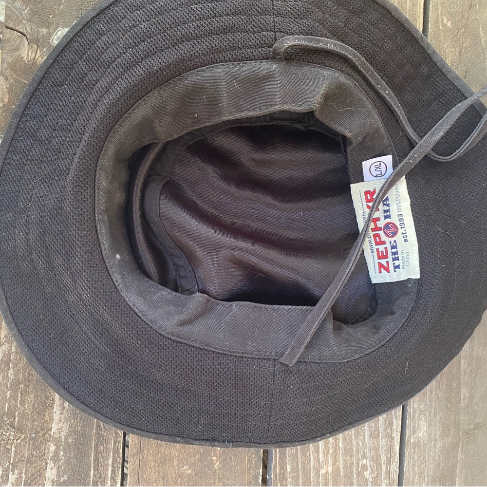 Zephyr Black Bucket Hat with Texas Tech Logo - Picture 3 of 5